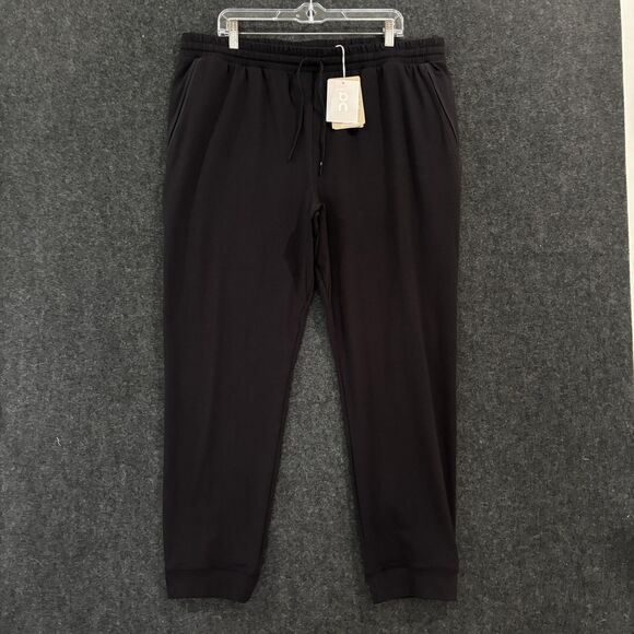 On Cloud Running Jogger Men's XL Black Movement Athletic Pants Drawstring - Picture 1 of 14